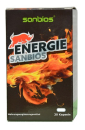Energie, 30 Kapseln mit Koffein, Ginseng, Taurin, für Konzentration, Leistungsfähigkeit, bei niedrigem Blutdruck